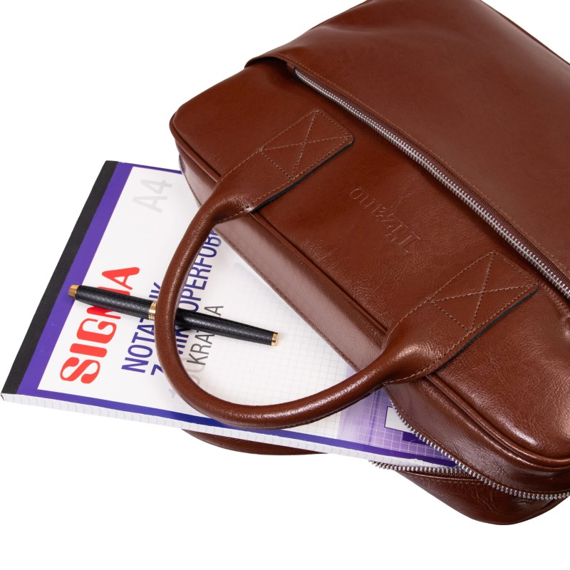 Skórzana torba Tizano TM06 brąz