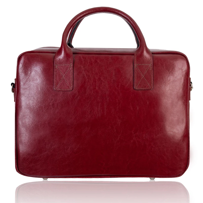 Skórzana torba Tizano TM06 Bordo