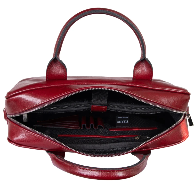 Skórzana torba Tizano TM06 Bordo