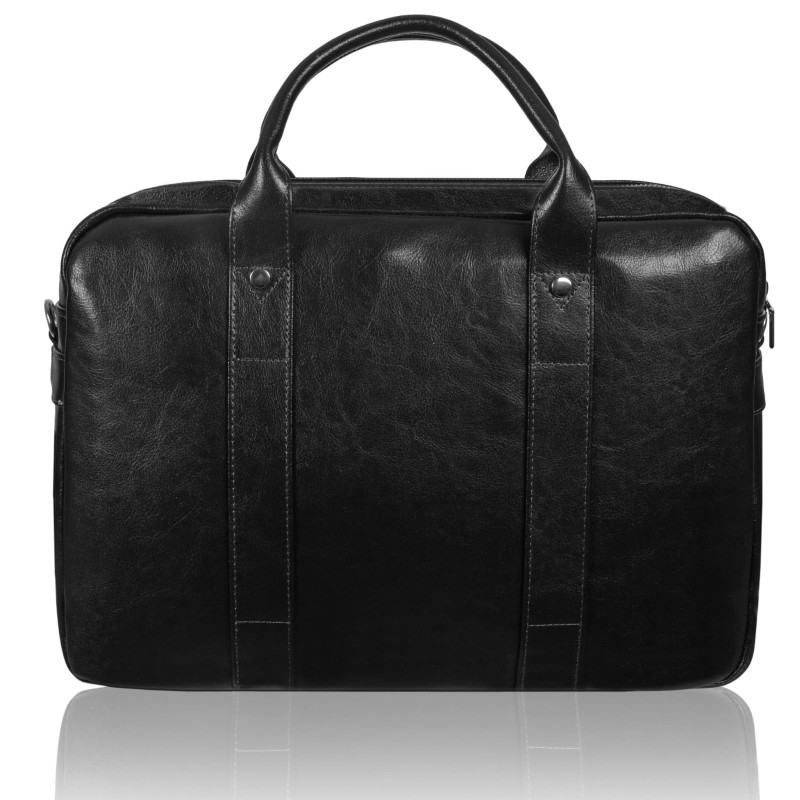 Czarna torba skórzana Tizano TM07