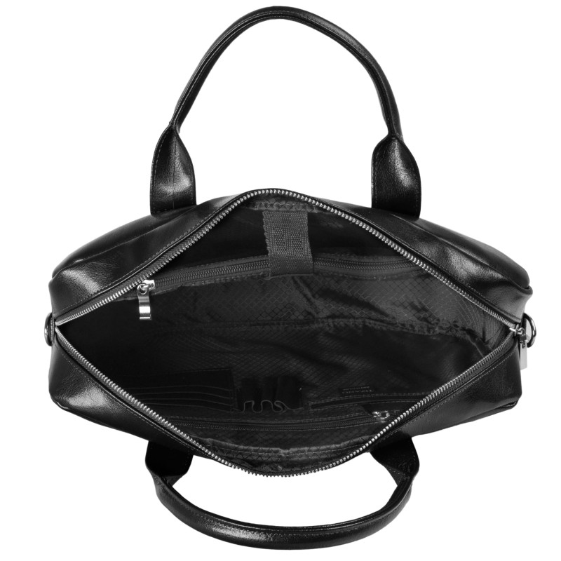 Czarna torba skórzana Tizano TM07