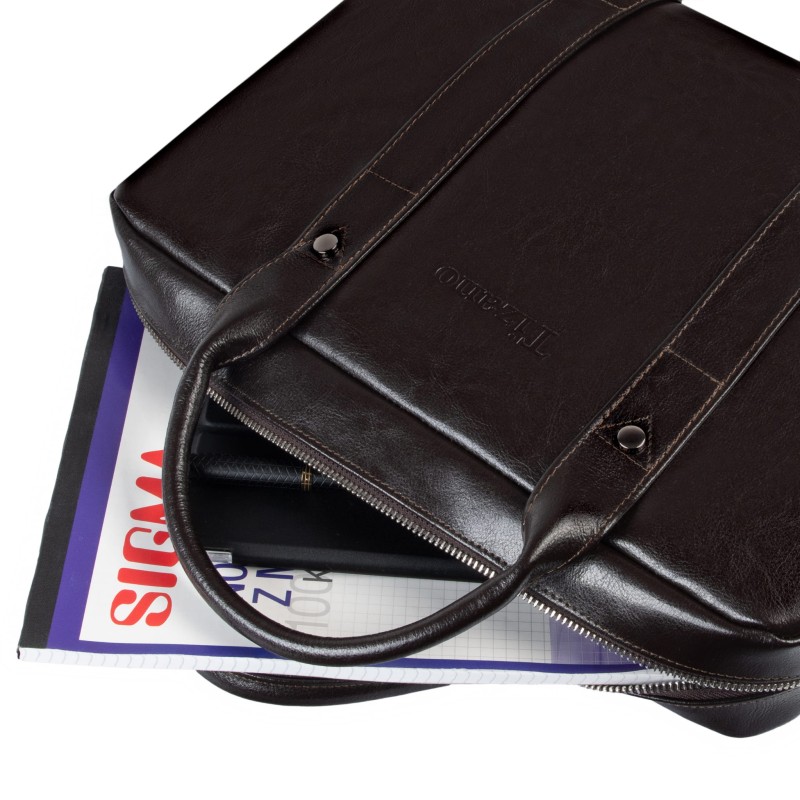 Brązowa torba skórzana Tizano TM07