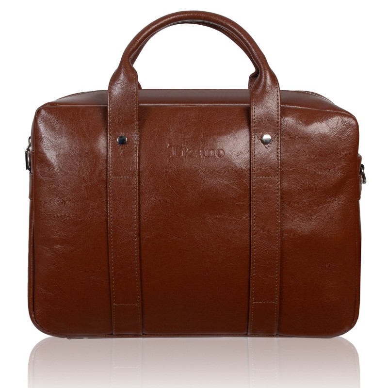 Brązowa torba skórzana Tizano TM07