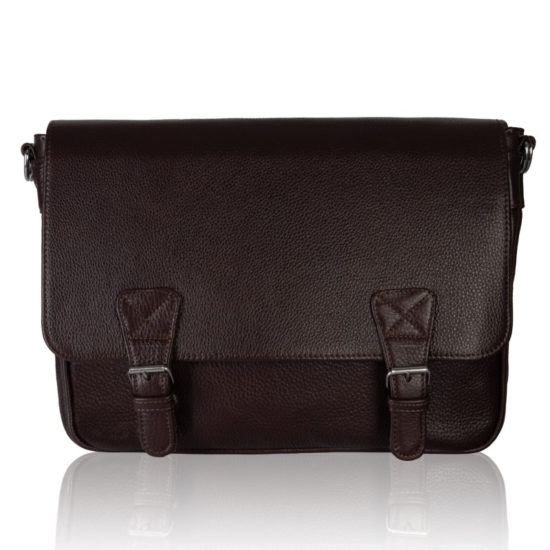 Skórzana męska torba na ramię