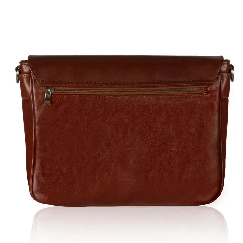 Torba męska Tizano TM17 ruda skóra naturalna