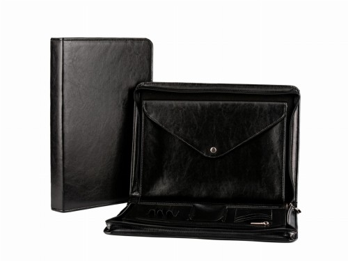 Elegancka Aktówka Męska A4 – Pojemny Organizer i Torba Wizytowa z Ekoskóry