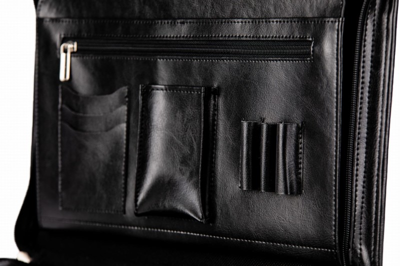 Elegancka Aktówka Męska A4 – Pojemny Organizer i Torba Wizytowa z Ekoskóry