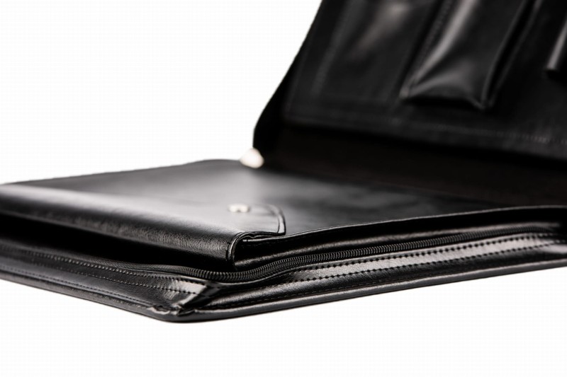 Elegancka Aktówka Męska A4 – Pojemny Organizer i Torba Wizytowa z Ekoskóry