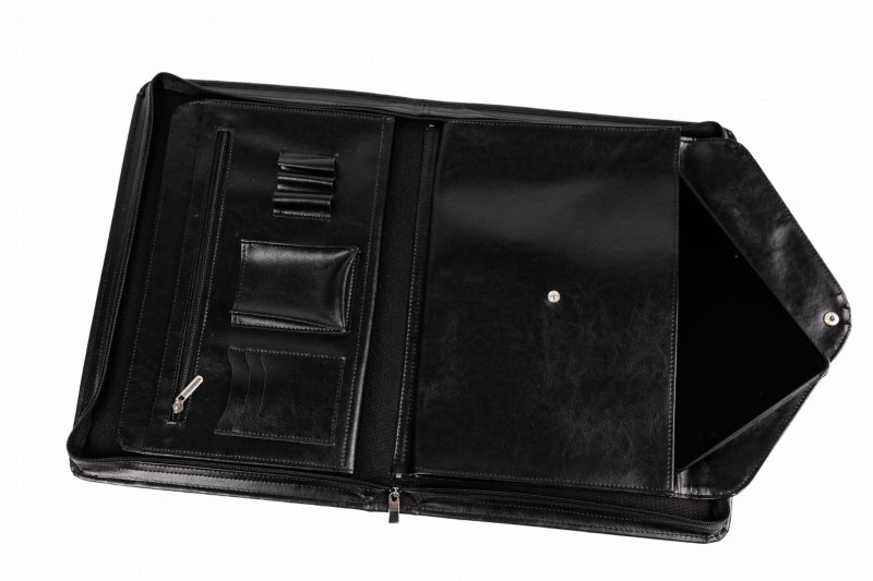 Elegancka Aktówka Męska A4 – Pojemny Organizer i Torba Wizytowa z Ekoskóry