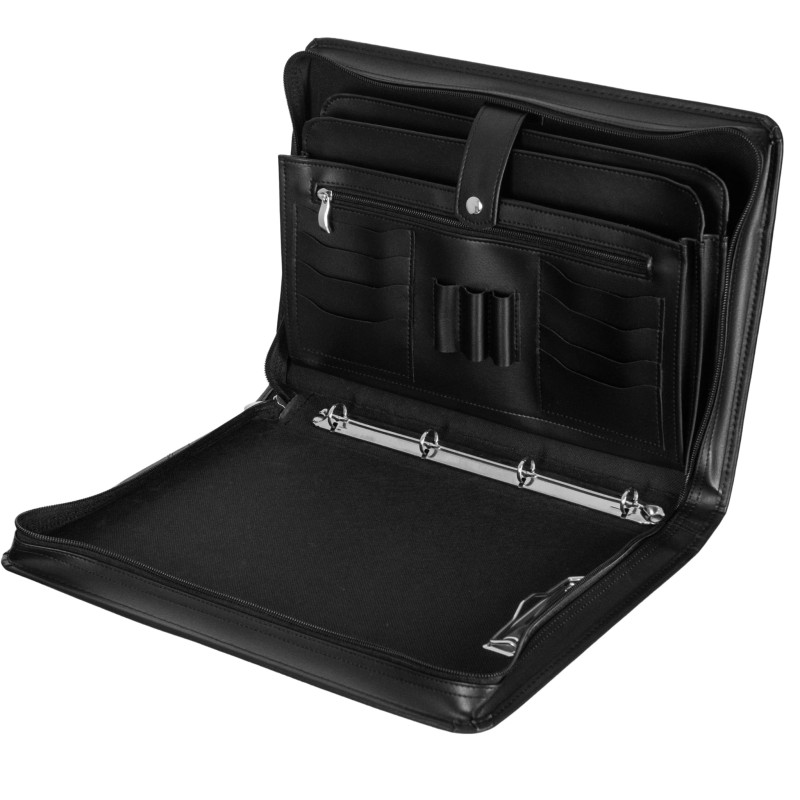 Elegancki Biwuar A4 – Polska Aktówka z Ekoskóry – Organizer na Dokumenty i CMR