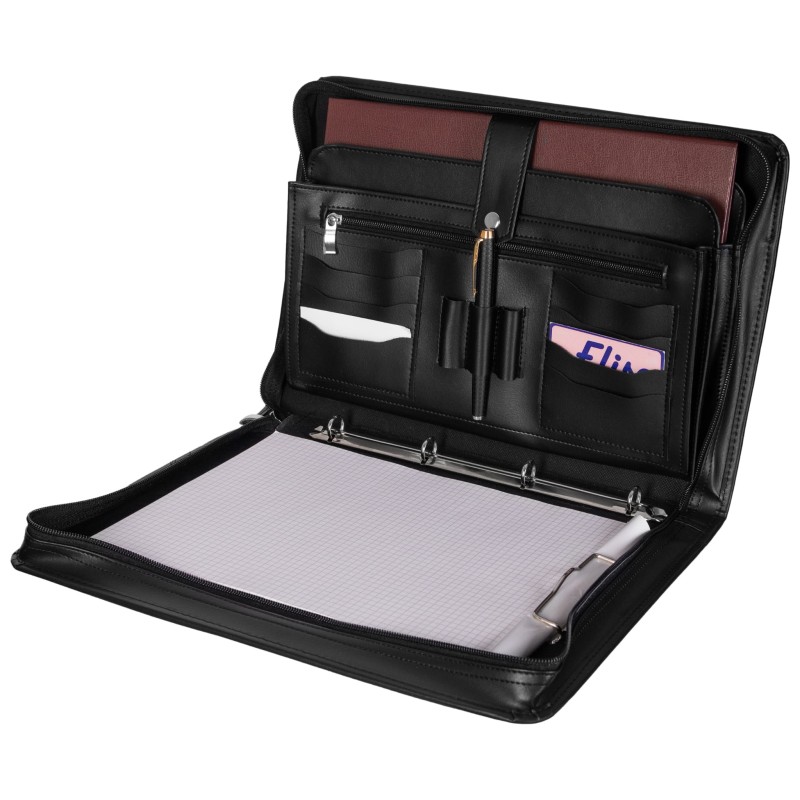 Elegancki Biwuar A4 – Polska Aktówka z Ekoskóry – Organizer na Dokumenty i CMR