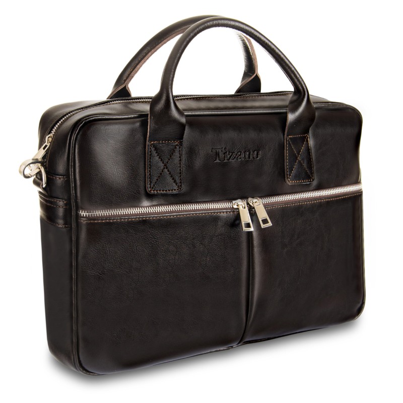 Skórzana torba męska TM11 czekolada