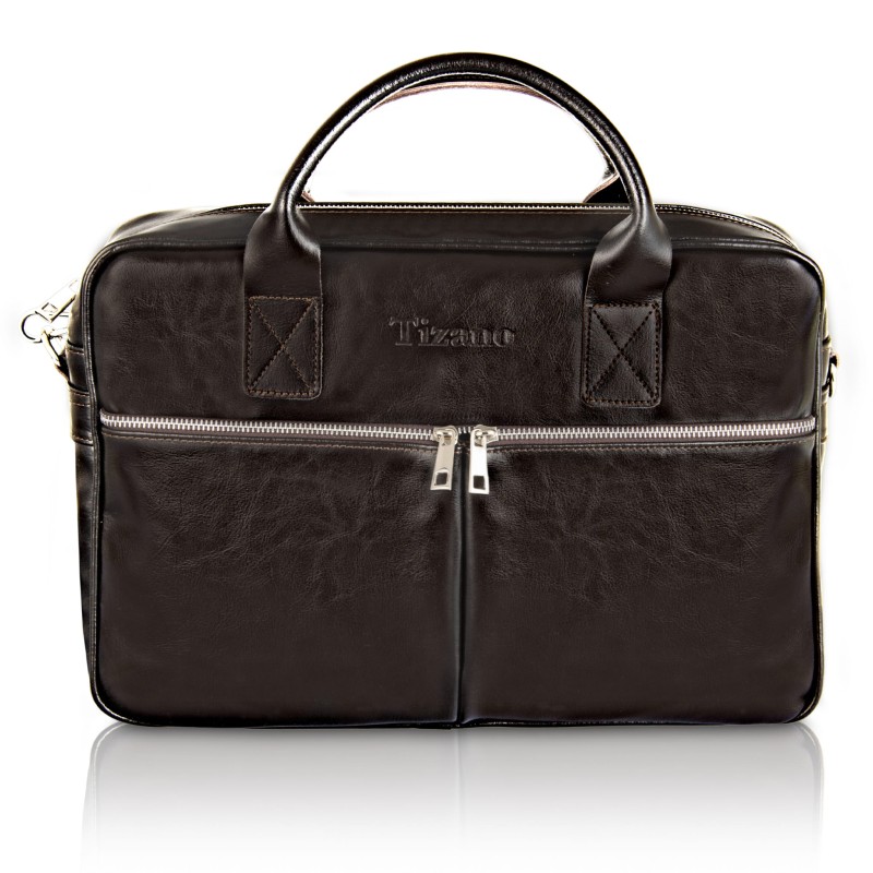 Skórzana torba męska TM11 czekolada