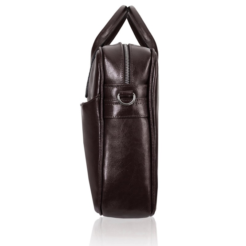 Skórzana torba męska TM11 czekolada