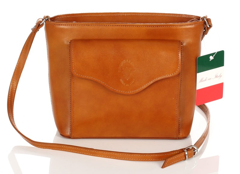 Skórzana włoska listonoszka