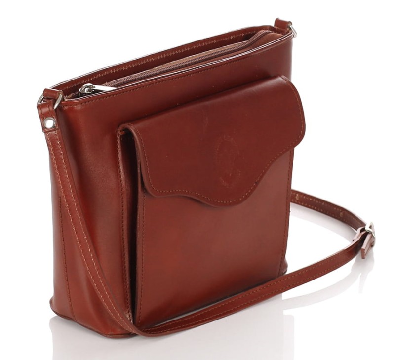 Ekskluzywna Skórzana włoska listonoszka