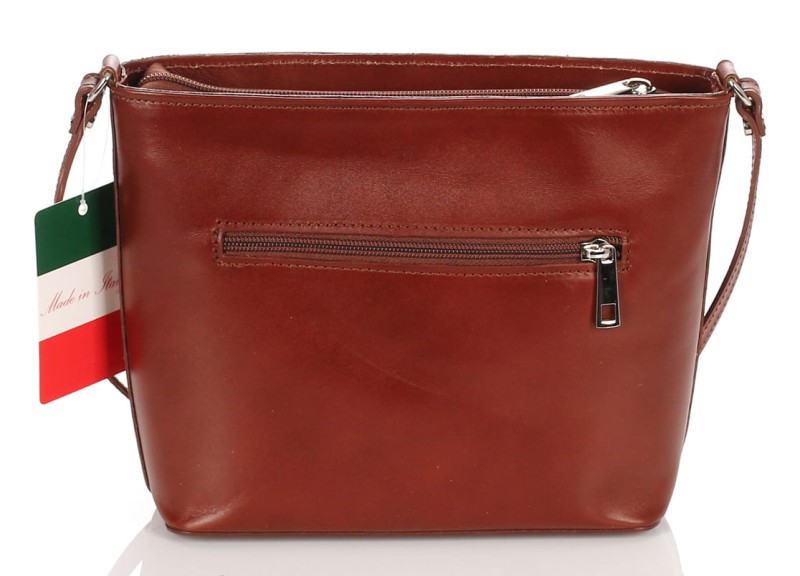 Ekskluzywna Skórzana włoska listonoszka