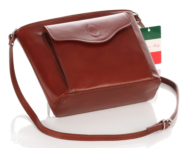 Ekskluzywna Skórzana włoska listonoszka