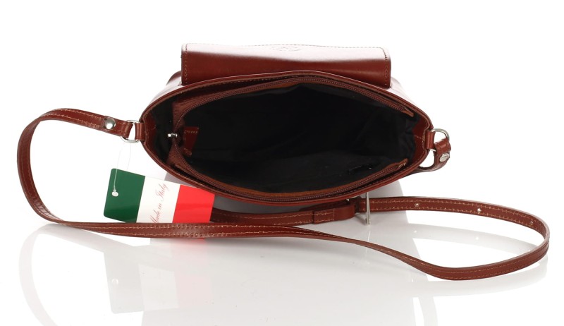 Ekskluzywna Skórzana włoska listonoszka