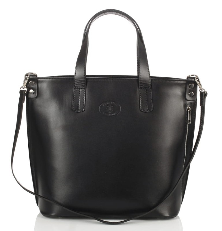 VERA PELLE Ekskluzywna Skórzana włoska torebka