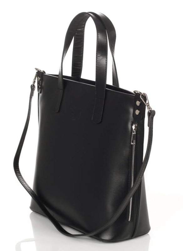 VERA PELLE Ekskluzywna Skórzana włoska torebka