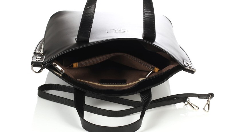 VERA PELLE Ekskluzywna Skórzana włoska torebka