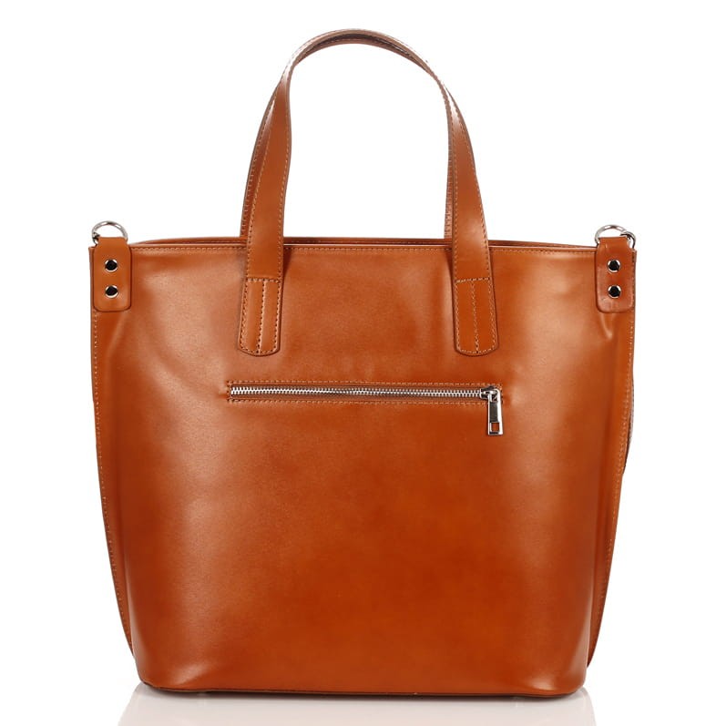 VERA PELLE Ekskluzywna Skórzana włoska torebka