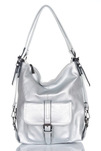 2w1 Pojemny efektowny torbo plecak 