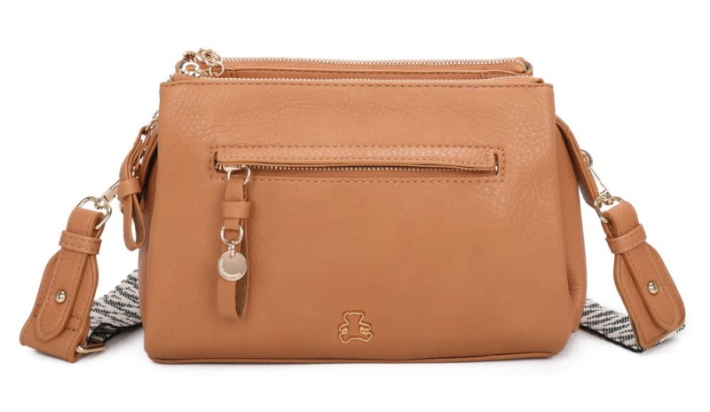 Lulu Castagnette Pojemna torebka listonoszka 3 komory