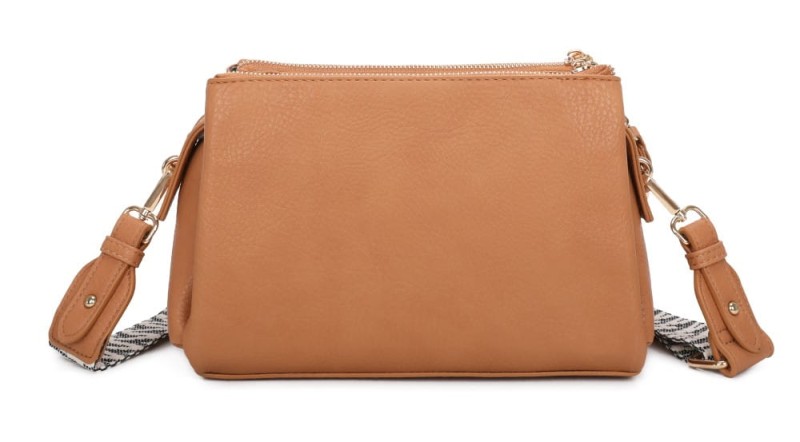 Lulu Castagnette Pojemna torebka listonoszka 3 komory