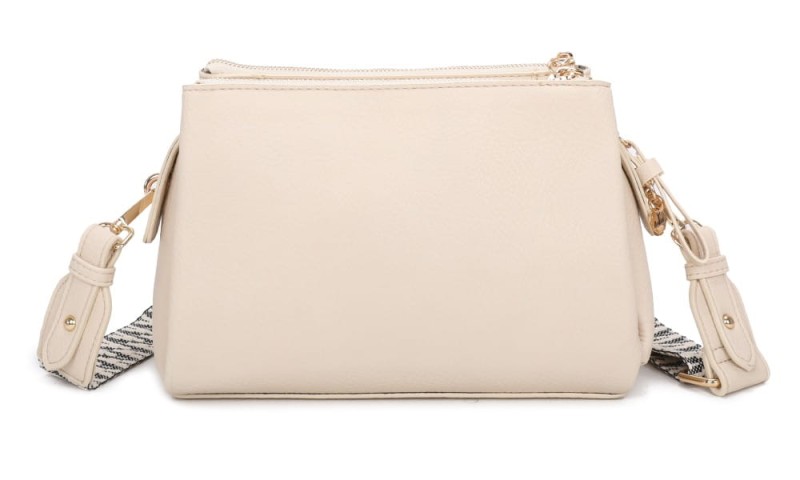 Lulu Castagnette Pojemna torebka listonoszka 3 komory