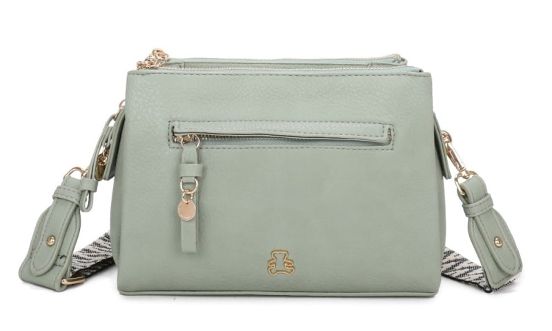 Lulu Castagnette Pojemna torebka listonoszka 3 komory