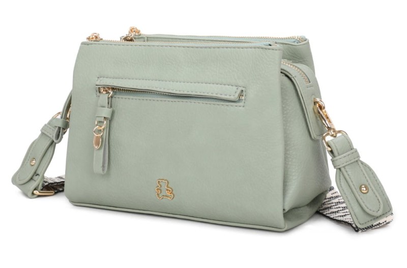 Lulu Castagnette Pojemna torebka listonoszka 3 komory