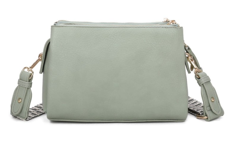 Lulu Castagnette Pojemna torebka listonoszka 3 komory