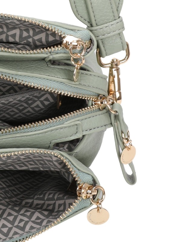 Lulu Castagnette Pojemna torebka listonoszka 3 komory