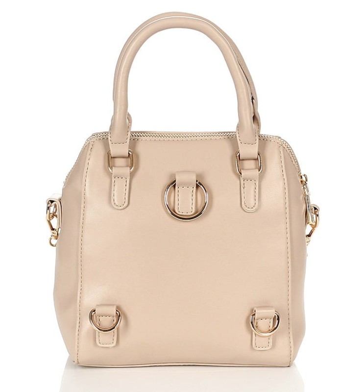 Monnari Beżowa zgrabna torebka Listonoszka Plecak 3w1