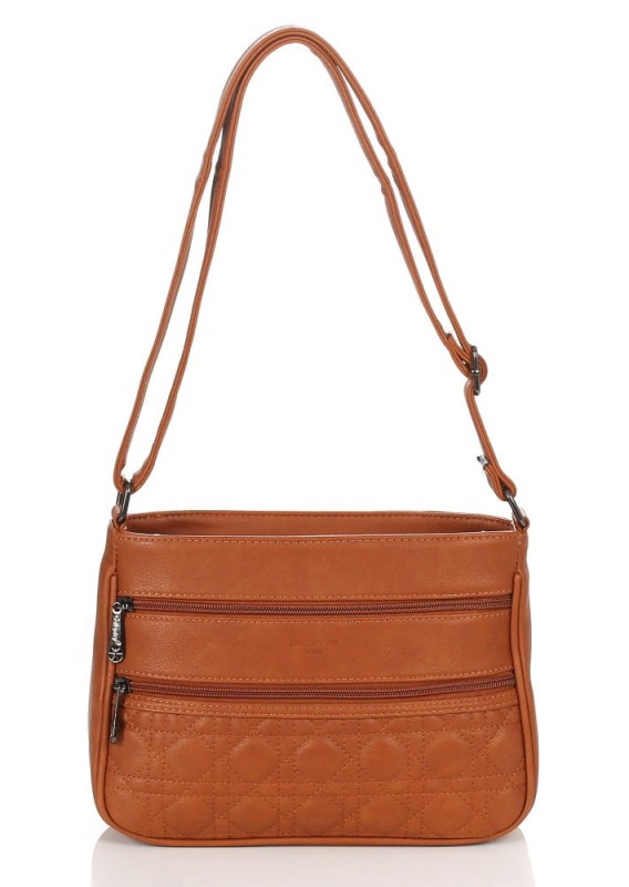 Gallantry Paris torebka listonoszka Brązowa Praktyczna