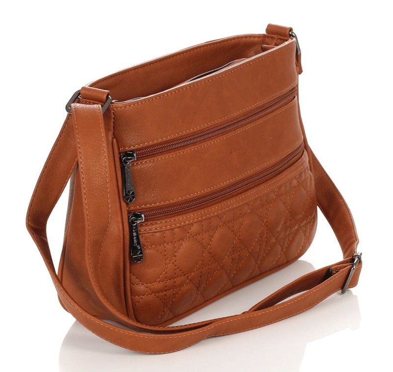 Gallantry Paris torebka listonoszka Brązowa Praktyczna