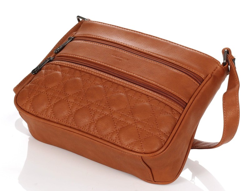 Gallantry Paris torebka listonoszka Brązowa Praktyczna