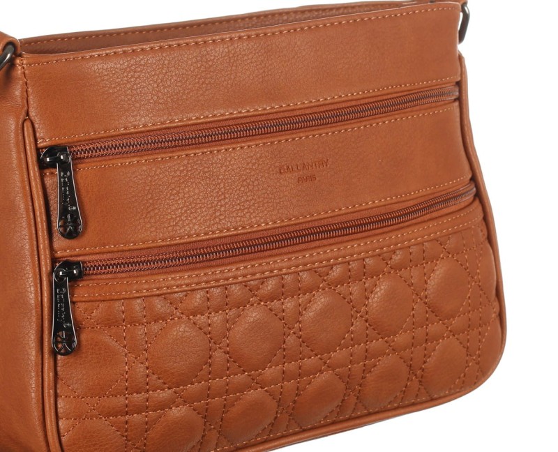 Gallantry Paris torebka listonoszka Brązowa Praktyczna