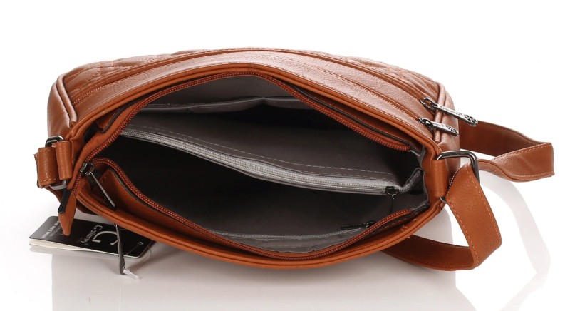 Gallantry Paris torebka listonoszka Brązowa Praktyczna