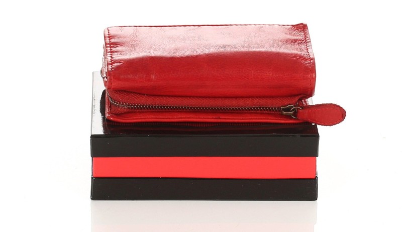 Cudowny skórzany portfel damski Indyjska skóra