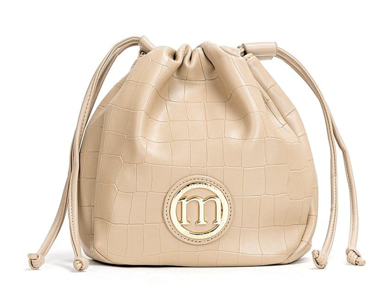 Monnari Genialna beżowa listonoszka worek