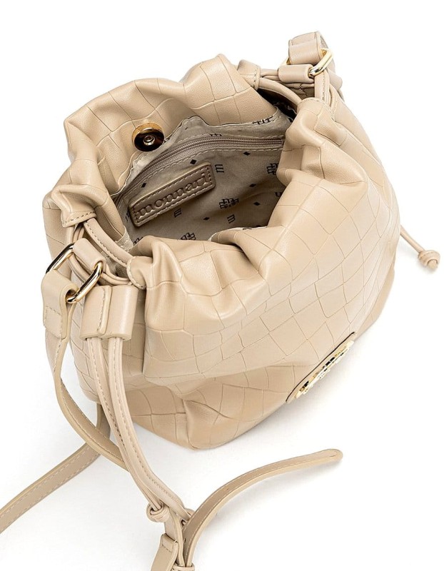 Monnari Genialna beżowa listonoszka worek