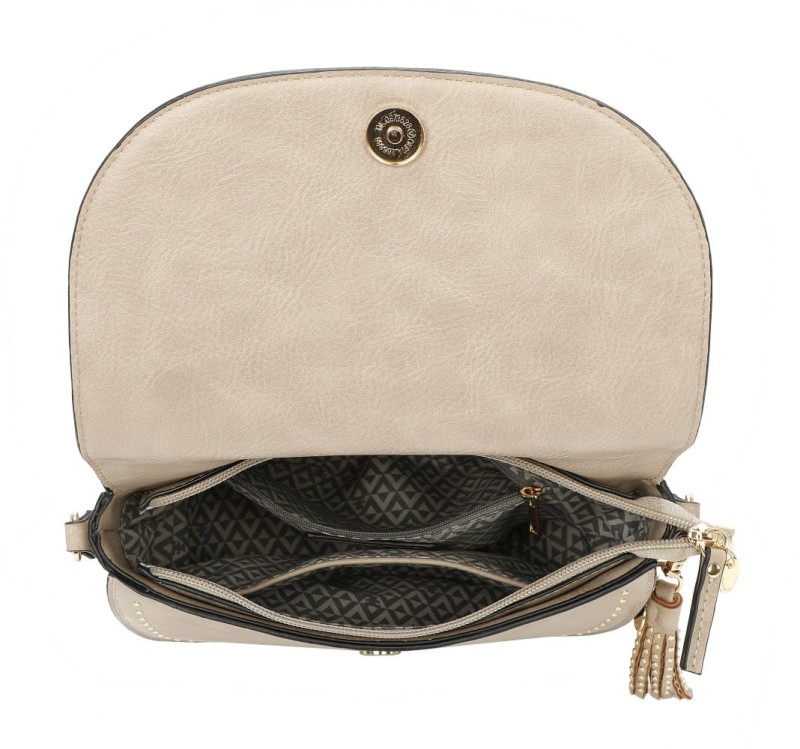 Lulu Castagnette Torebka listonoszka z klapą