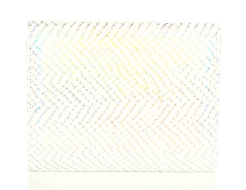 Salvare Świetna biało srebrna kopertówka na łańcuszku