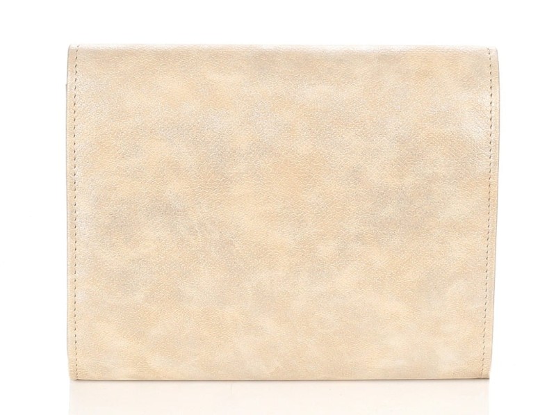 Salvare Świetna beżowa kopertówka na łańcuszku