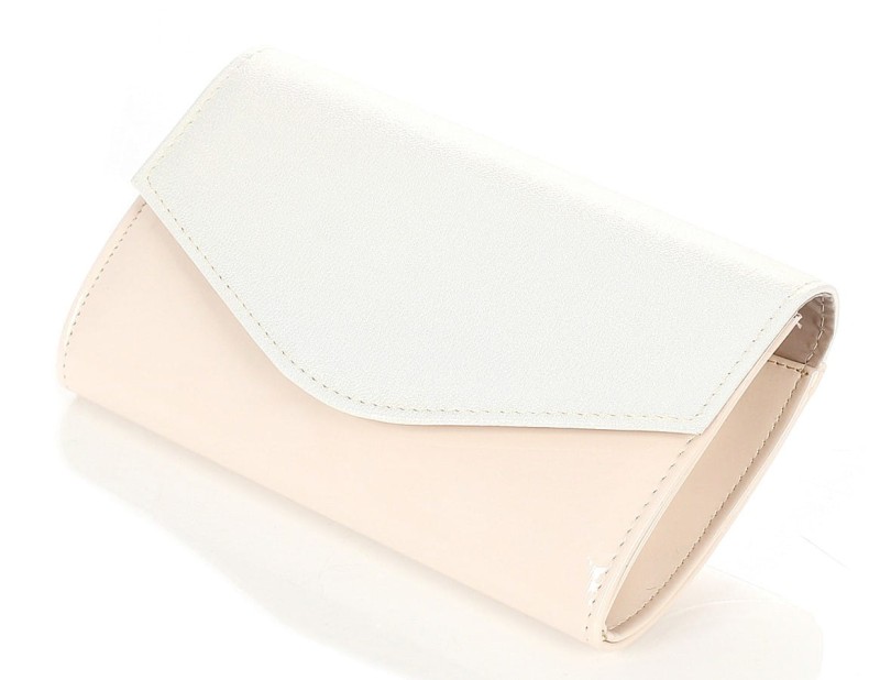 SALVARE Niewielka zgrabna torebka kopertówka na pasku