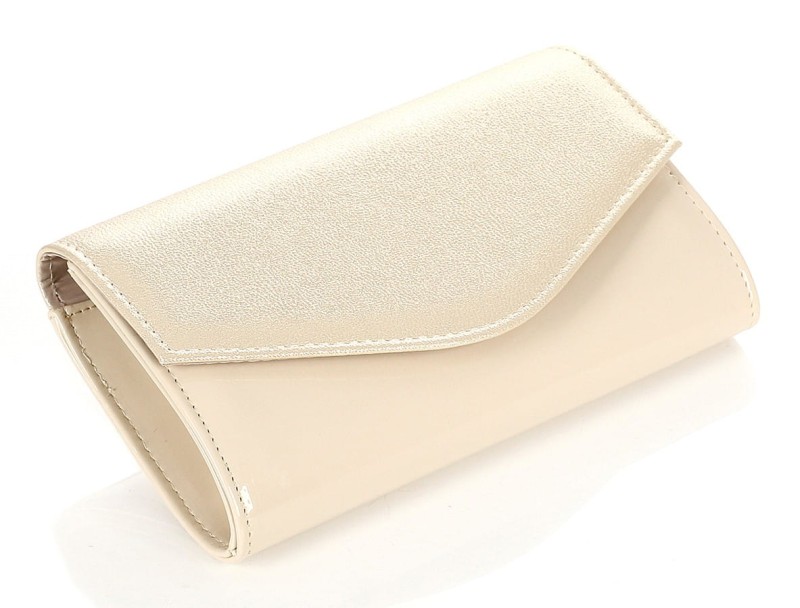 SALVARE Niewielka zgrabna torebka kopertówka na pasku
