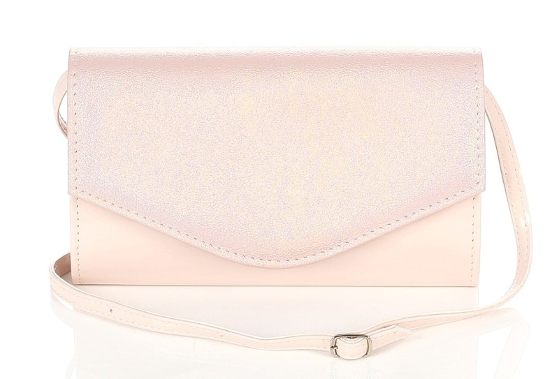 SALVARE Niewielka zgrabna torebka kopertówka na pasku